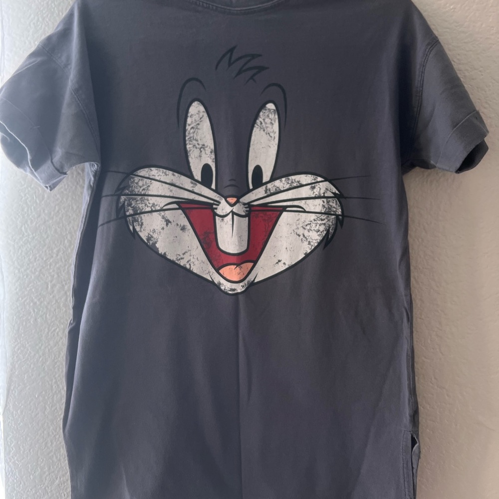 Kids Gray Bugs Bunny T-Shirt sz 6y